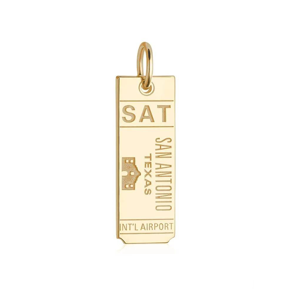 18K Gold Plated City-themed Charms: European & American Popular DIY Accessories