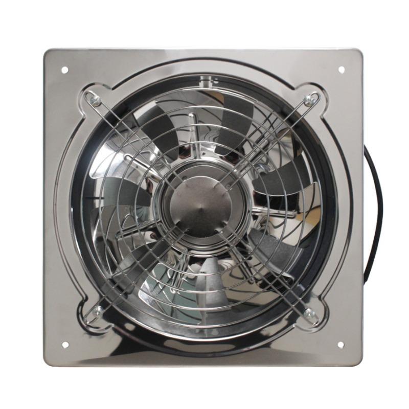 6/7/8inch Booster Extractor Exhaust fan Ventilation Pipe Fan for Bathroom Toilet Kitchen Wall Window Stainless Steel Fan