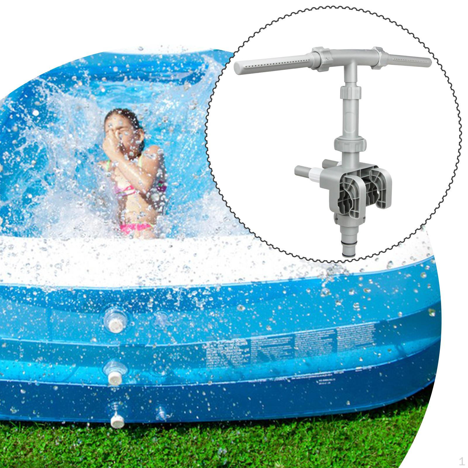 

Pool Accessory Decoration Relaxation Fun Waterfall Sprinkler серый