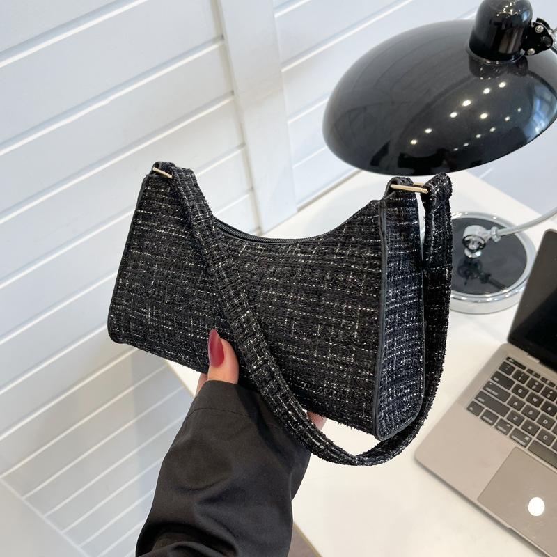 Colorblock Plaid Pattern Bag Handbag, Shoulder Bag Minimalist, Casual Lightweight, Portable For Women Girl Gift Bag, Work, Business