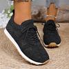 Fashion New Sneakers for Women Mesh Breathable Fashion Plus Size Women Sneakers Lace Up Women Shoes Casual Flat Bottom Female Footwear