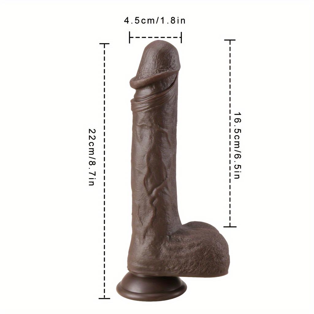 8,7" Teleskopické vibrační dildo – 4v1 Realistický vyhřívaný dildo vibrátor s rotací, 5 režimů pohybu a 9 vibračních režimů, hračka na dálkové ovládání pro muže a ženy