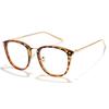 Clear Blue Light UV Unisex Eyeglasses Stylish, Oversized, Lenses, Cut, Protection, (8169T10 Tortoiseshell)