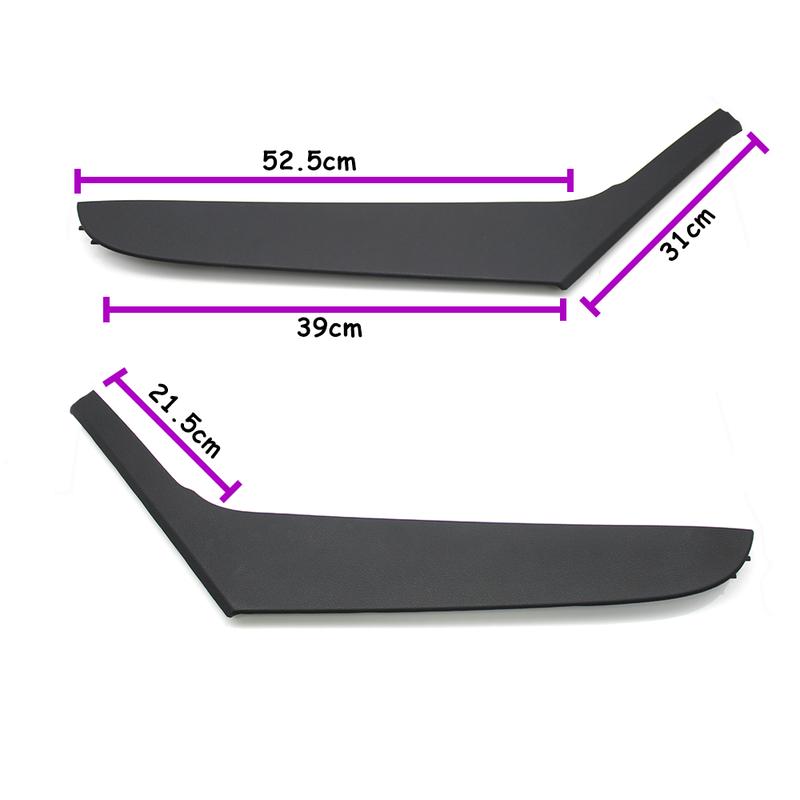 Golf 6 Two-Doors Station Wagon Car Interior Front Left Right Door Handle Cover Panel Trim Replacement For Volkswagen 2009-2013