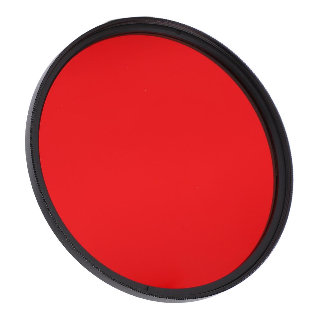 Červený filtr objektivu fotoaparátu Vysoce kvalitní Červený plnobarevný filtr objektivu fotoaparátu pro Nikon DSLR fotoaparát 77 mm