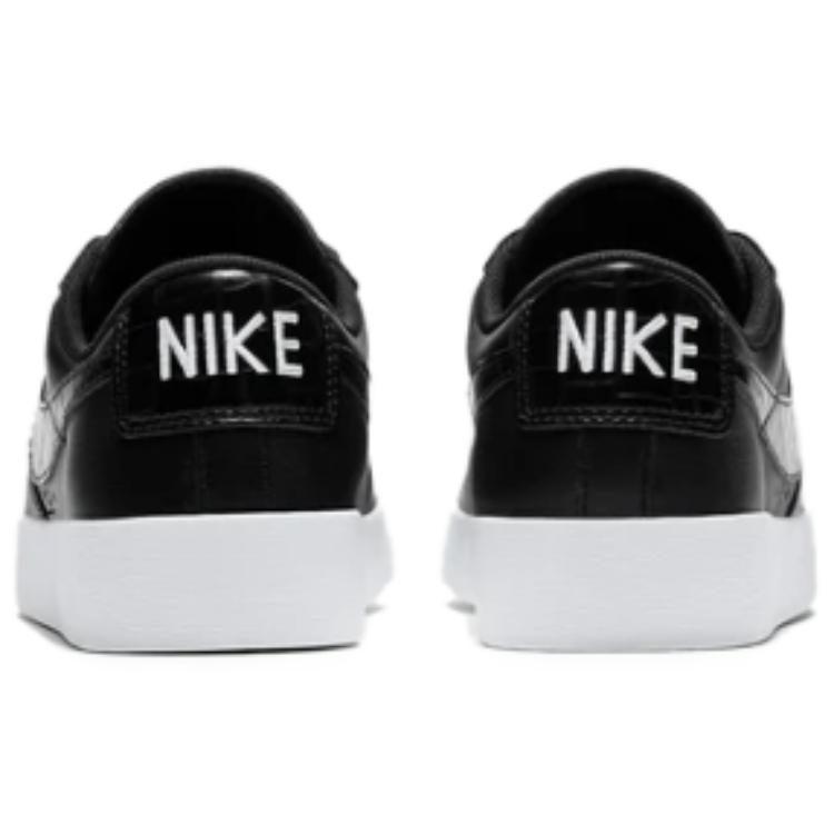 Nike Blazer Slip Resistant Abrasion Resistant Slip Resistant Abrasion Resistant Low Top Skateboard Shoes Women's Black BQ0033-001