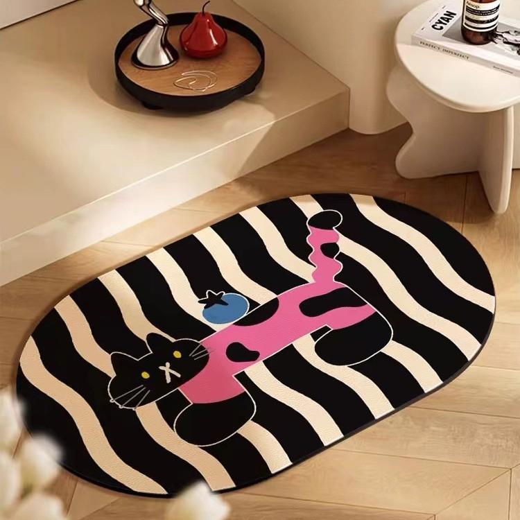 Dachshund Floor Mat, Diatom Mud Suction Mat At The Door Of The Bathroom, Toilet, Toilet Easy To Take Care Of, Foot Mat, Bathroom Carpet