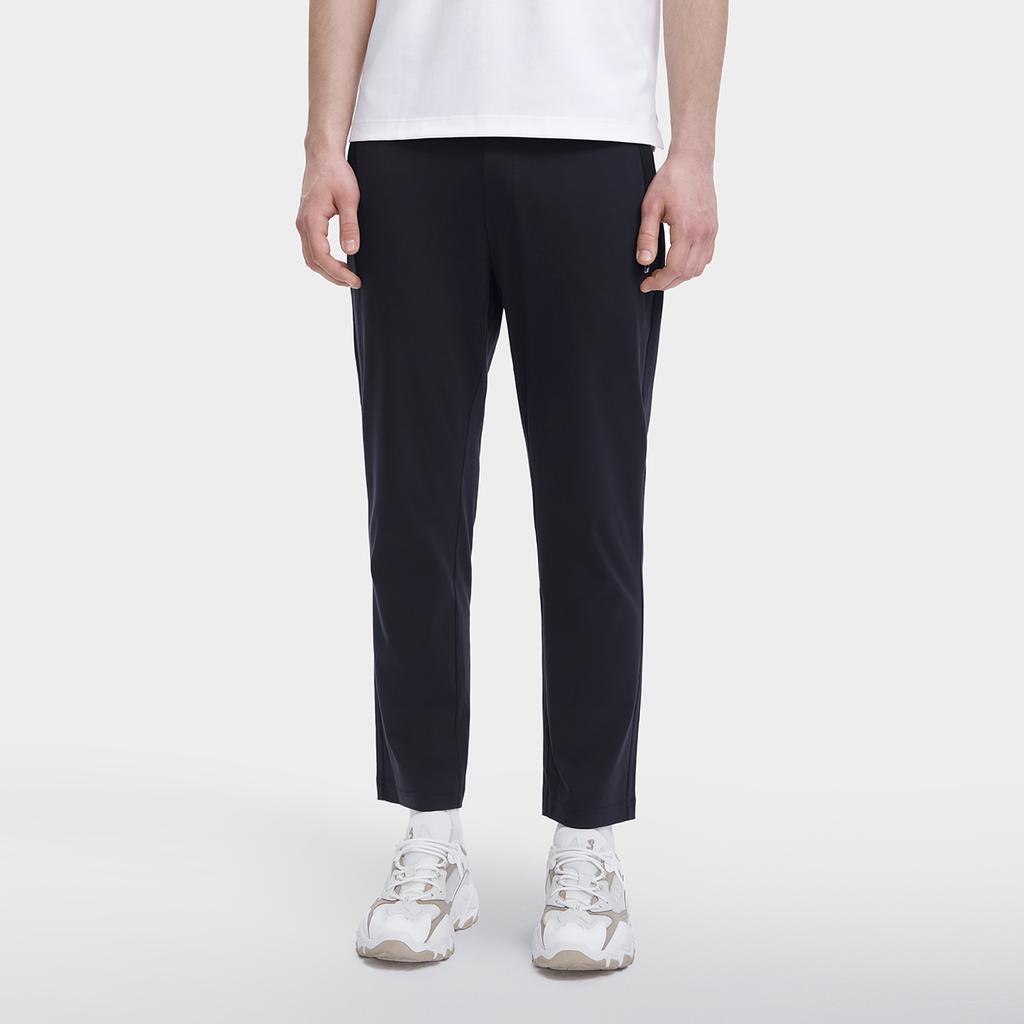 Fila Solid Color Straight Leg Knit Casual Pants Men Bottoms Legendary-Blue F11M328603B-NV