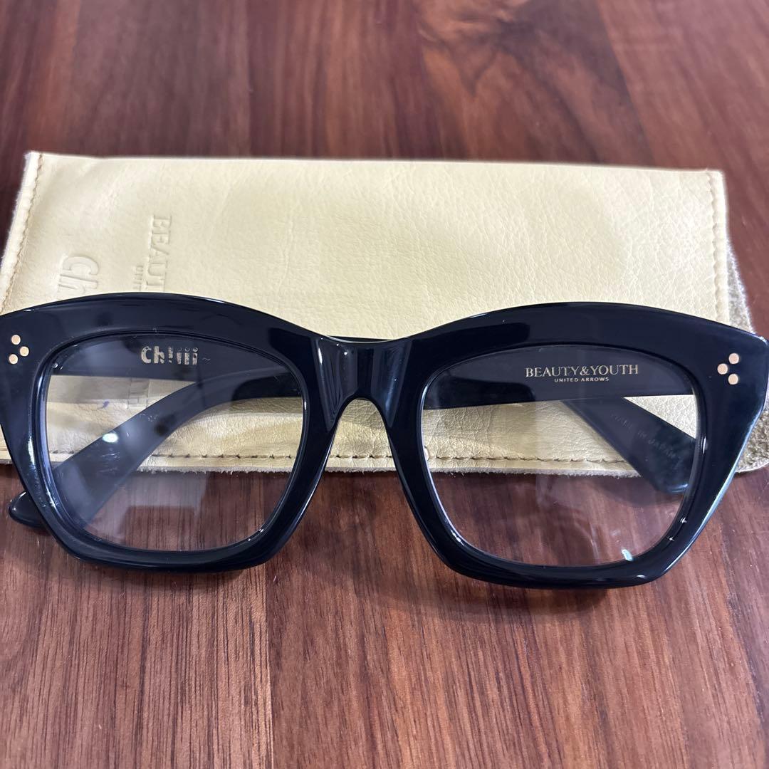 Used chiiiibag Kaneko glasses beauty&youth/triple collaboration glasses