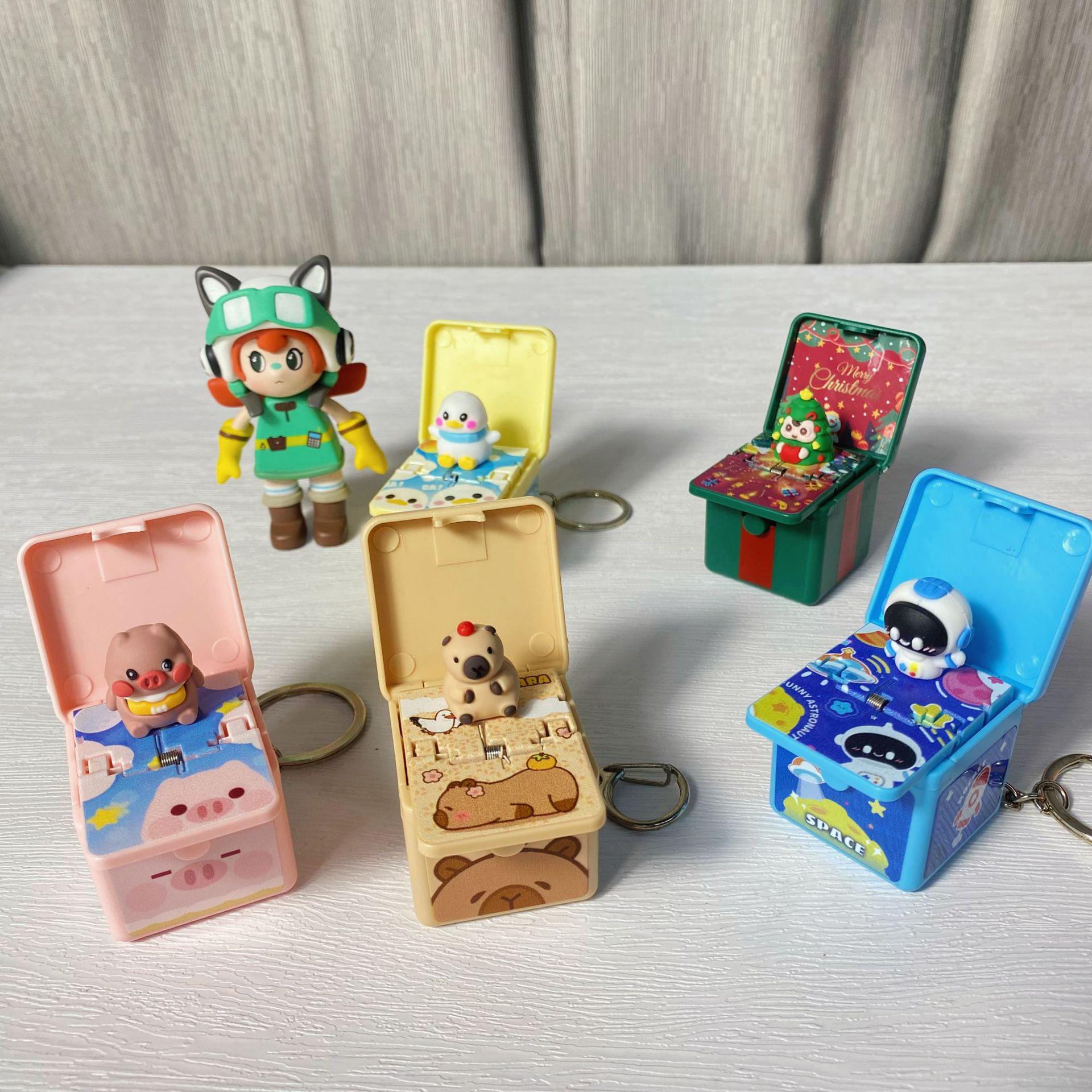 

Astronaut Pig & Duck Cartoon Keychain Pendant Backpack Accessory Gift