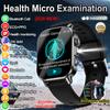2026New AI Healthy Diagnose Analysis Smart Watch ECG+PPG Blood Pressure Lipids Uric Acid BT Call Smart Watch Tracker Men Women's