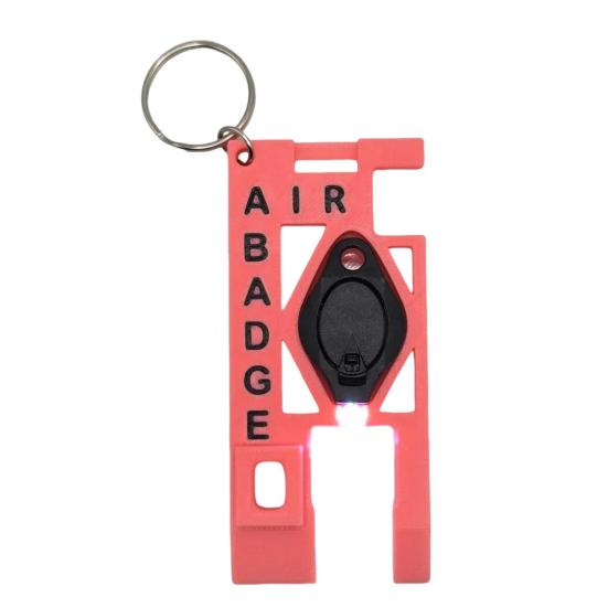 Oxygen Tank Wrench with Phone Holder 5-in-1 Multifunctional Oxygen Hose Wrench Portable Oxygen Tank Key with Light EET Wedge Keychain Attachment