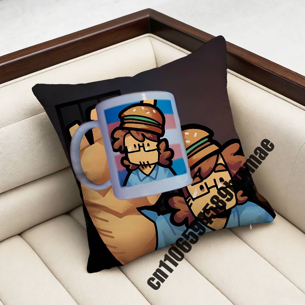 For Funny Clkidd n Throw Pillow Case Sham xcm xcm Square Car Pillowcase Pad Cushion Cover
