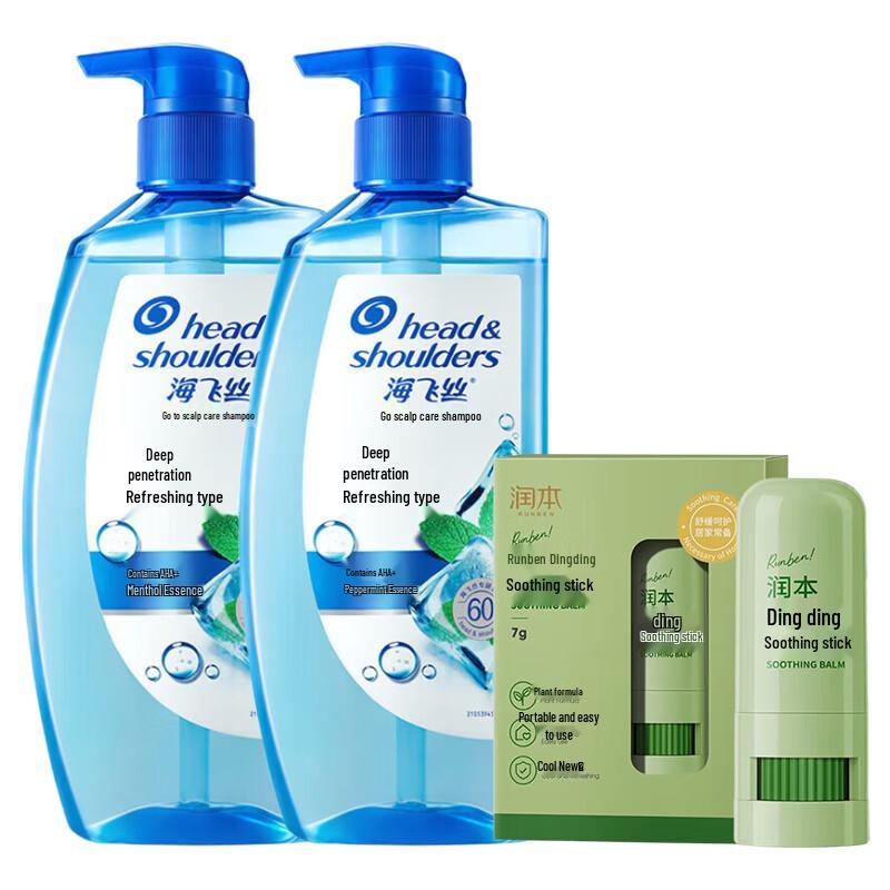 

Head & Shoulders Anti-Dandruff Deep Clean & Refresh Shampoo with Itch Relief Stick