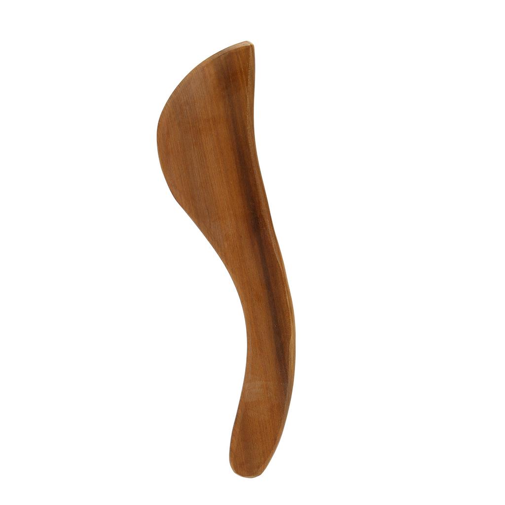 Wooden Scraping Board Fitted S Shape Relaxing Muscles Ergonomic Handle Fragrant Wood Portable