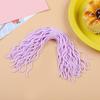 2Pcs Stress Relief Noodles Toy Soft TPR Elastic Rope Fidget Toy Kids Teens Adults Portable Decompression Simulated Spaghetti Stretch Sensory Toy