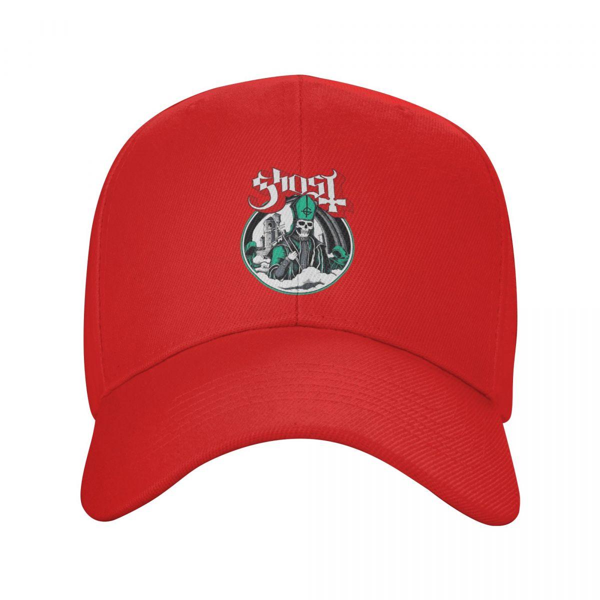 

Группа Ghost Мировое турне Skeletour Бейсболки Snapback Мужские Женские Кепки Повседневная Кепка Streetwear Бейсбольная Кепка Кепка One Size
