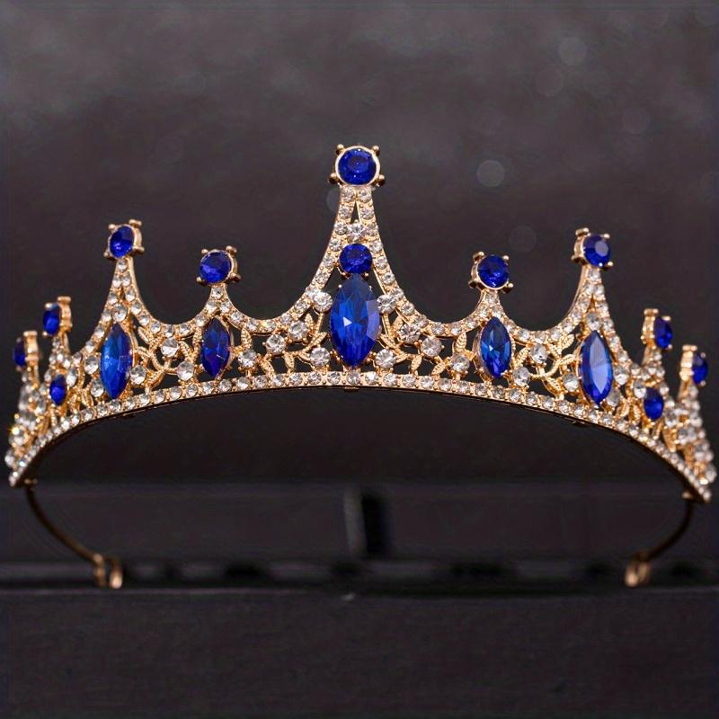 Baroque Crystal Tiaras and Crowns Rhinestone Prom Diadem Headband Crwon Bridal Wedding Hair Accessories Jewelry Crown Tiara Gift
