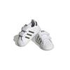 Adidas Originals Superstar Low top Skateboard Shoes White Brown Green Infant And Toddler HQ4286