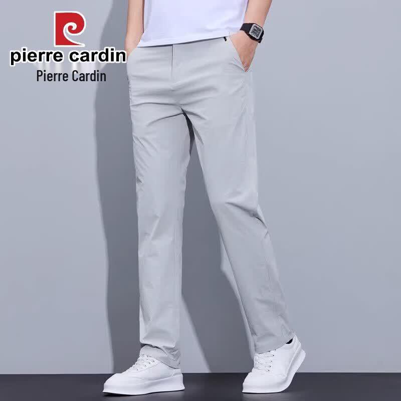 Pierre Cardin Men's Ice Silk Quick-Dry Straight-Leg Casual Pants