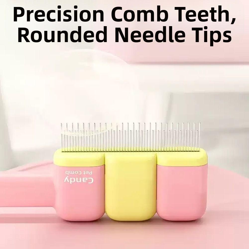 New Dopamine Dog Hair Remover Brush Knot Removes Floating Hair Artifact Pet Hair Detangling Comb Dog Row Comb Pet Grooming Tool