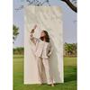 Linen Lounge Shirt Women Relaxed Fit Long Sleeve Casual Top
