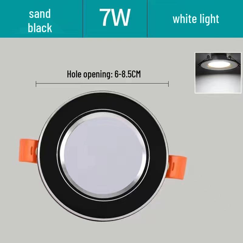 5W Dimmable Ceiling Downlight with 3-Color Settings