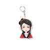 Ehrenwort Schlüsselanhänger Shan He Ling Niedliche Figur Wen Kexing Zhou Zishu Anhänger Schlüsselanhänger Damen Schlüsselring Schmuck Geschenke