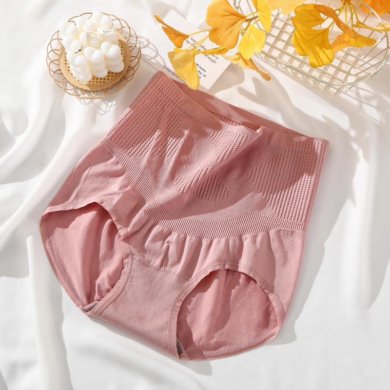 Female Spring and Autumn Sexy Thread Protection Palace Abdominal Girdle Waist Shaping High Waist Triangle Briefs