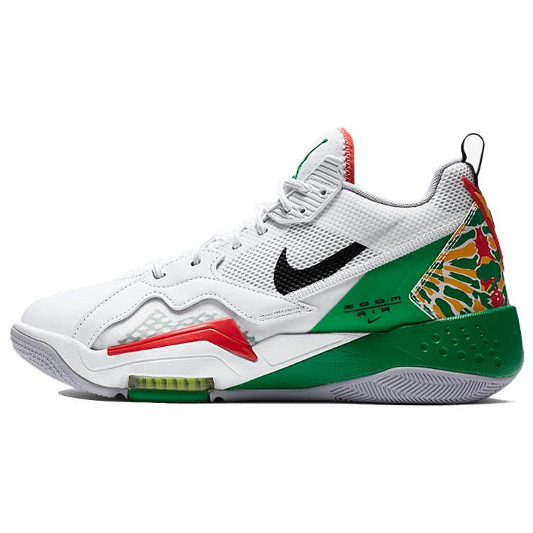

Air Jordan Jordan Zoom 92 White Lucky Green Dark Sulphur Мужские кроссовки Черные спортивные красные CK9183-103