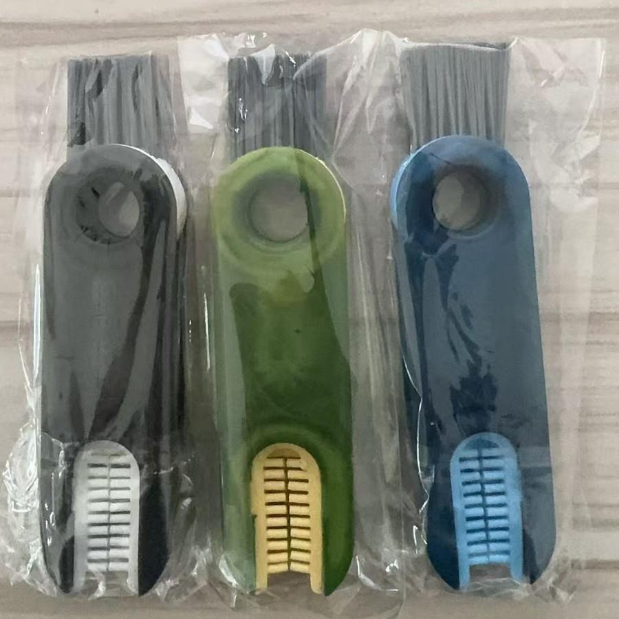 3-in-1 U-Shaped Cup Brush for Easy Cleaning - Ideal for Water Bottles, Insulated Cups, Baby Bottles, and Tea Cups.