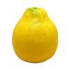 Plastic Simulated Citrus Fruit Decoration Yellow Grapefruit Ornament For Living Room And Event Styling