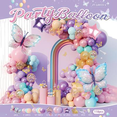 Birthday Balloon Arrangement Ornaments Party Package Set Premium Scene Supplies Anniversary Arch Balloon Chain