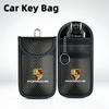 Car Key Case Signal Blocker Bag Shielding Pocket For Porsche Panamera Cayenne Taycan 911 718 Macan Carrera-GT 928 944 968
