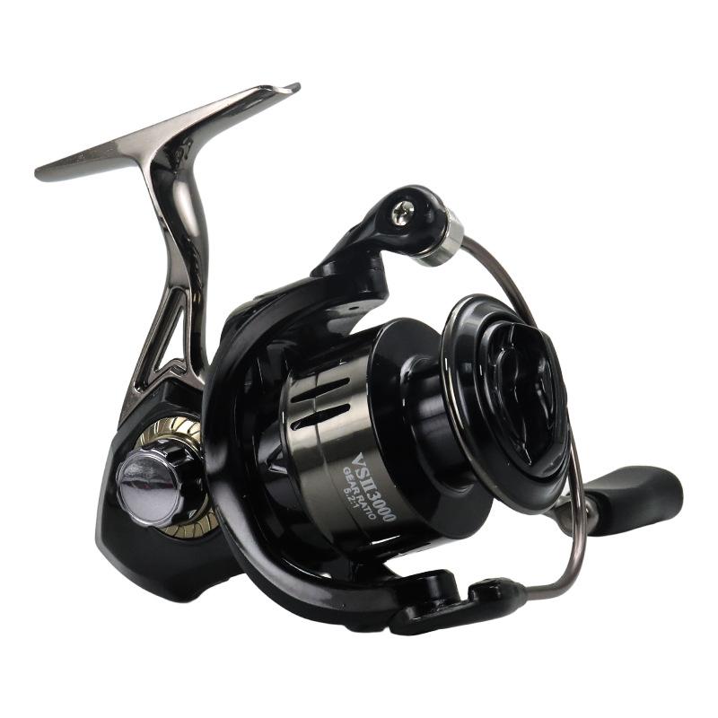 Metal Foot Spinning Reel with EV Rocker Arm for Sea and Rock Fishing, Long Cast Lure, Micro Fishing Reel.