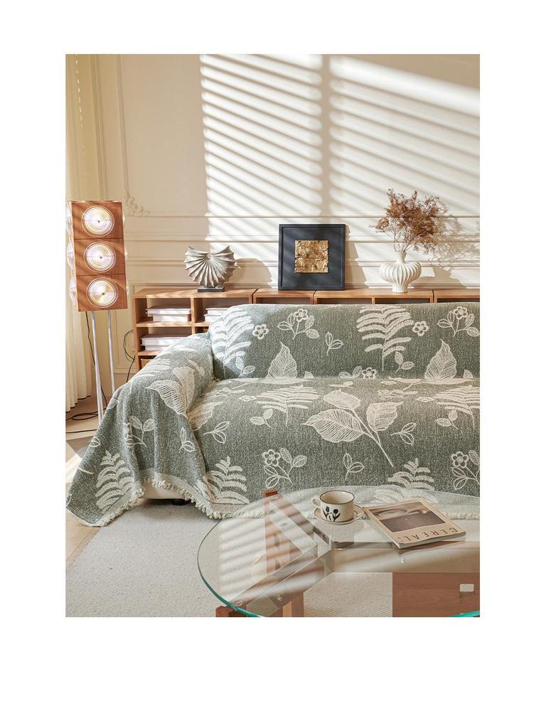 Hochwertiger Chenille Winter Sofabezug - Plüschig und luxuriös im Retro-Französischen Stil