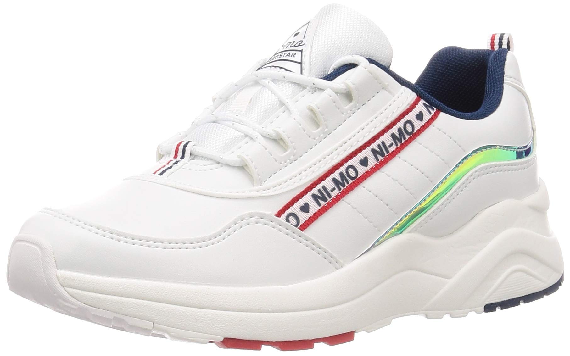 

Moonstar NM J002 Trico Platform Sneakers for Sizes 2E Girls, 19-24.5cm,