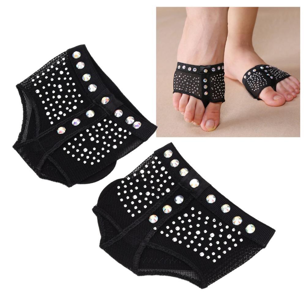 2pcs Soft Elastic Ballet Dance Shoes Comfortable Protection Dance Toe Pad Ballet Practice M36~37