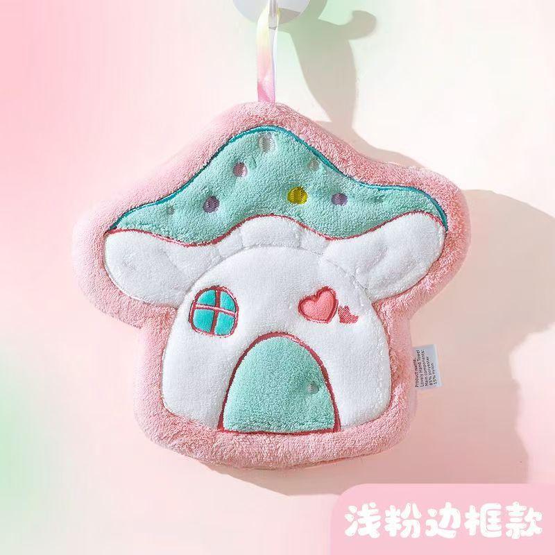 Plant Leaf Hand Towel, Hanging Type Kitchen Bathroom,Portable Towel Rag Water Suction Cleaning Plant Handkerchief Towels