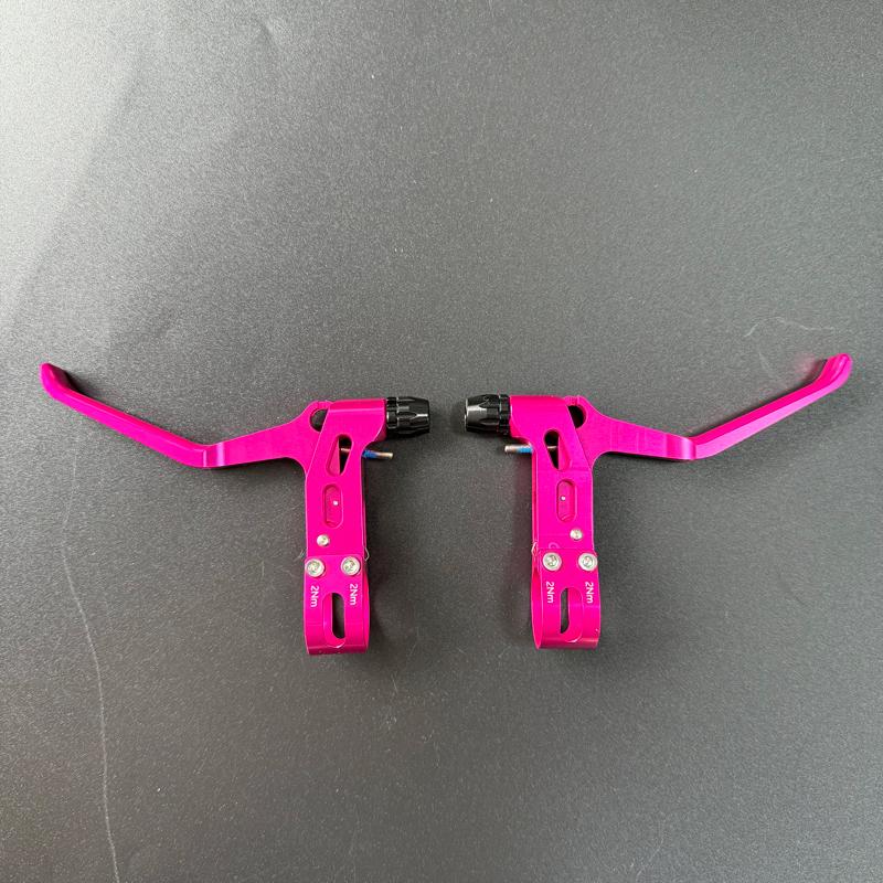 Bicycle Brake Lever V Brake Handle Folding Bike Brake Handle Lever Lightweight 64g Hollow Handlebar Cycling Parts