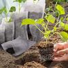 100Pcs Biodegradable Nursery Bag Garden Planting Bag Non-Woven Fabric Plant Grow Bag Seeds Flowerpot Garden Accessories