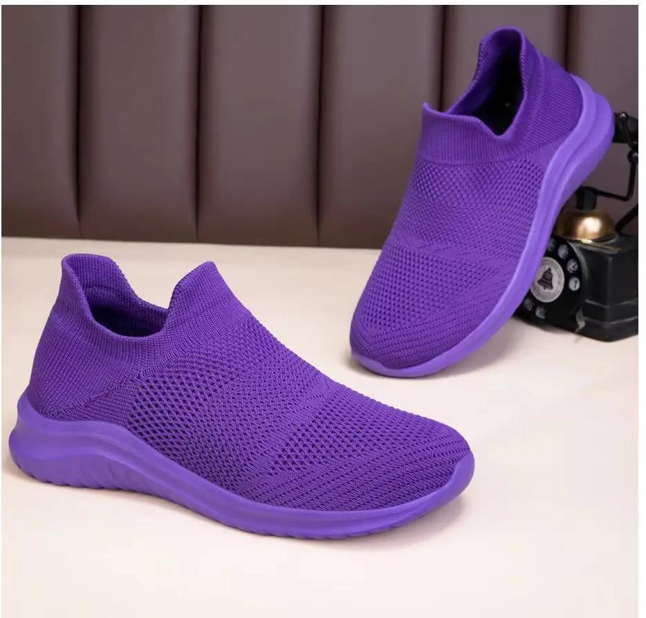 Herresneakers Unisex Fritidssko Myk Såle Slip-On Vulkanisert Sko Lettvekts Loafers Pluss Størrelse Gåsko Herre Tenis Hombres