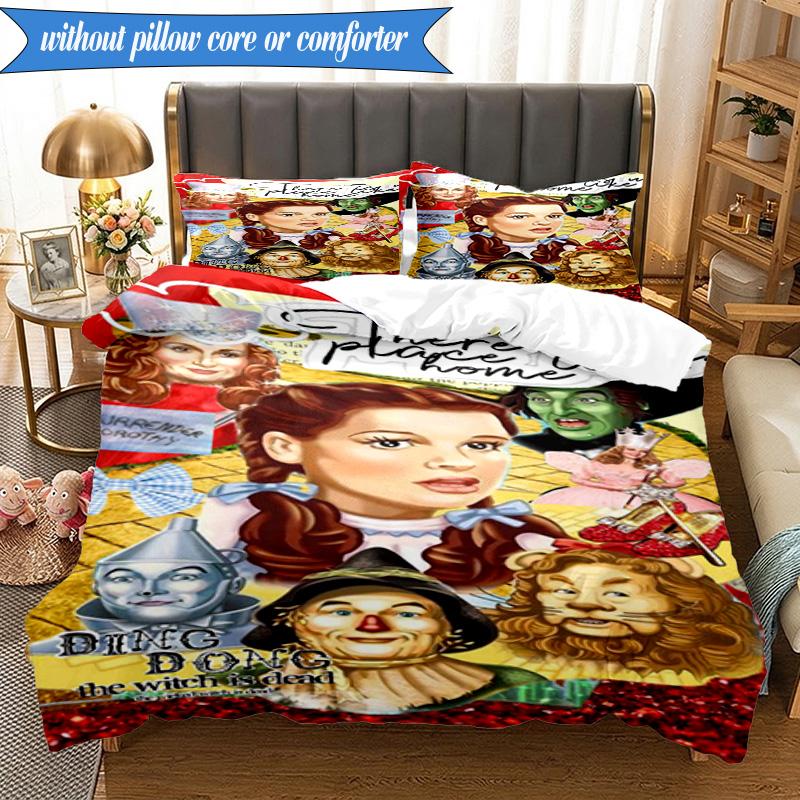 Wonderful Wizard Adventure 3pcs K-pop Music Group Bedding set,Ideal for Bedroom, Dormitory,Including Duvet Cover And 2pcs Pillowcases,Fan Gifts