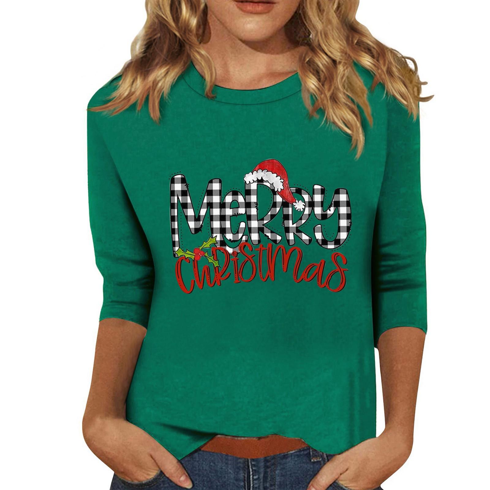 

Женская мода повседневная кофта с разрезом на рукаве 3/4 и принтом ко Дню святого Валентина с круглым вырезом XXL