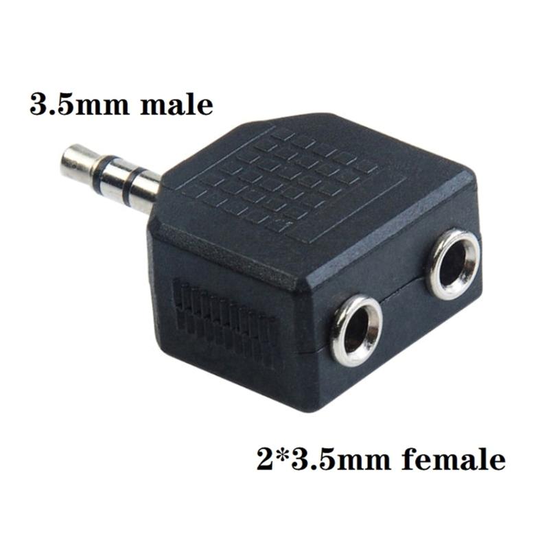 3.5mm Male To Female 2RCA Auditory Connector Computer TV 3.5 6.5 Plug Female Auditory Adapter