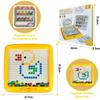 Children Double-Sided Magnetic Color Large Drawing Board Toy Early Learning Toy Education Cute Cartoon Magnet Toy