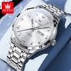 OLEVS 7078 Mens Watch Automatic Mechanical Watch Luxury Brand High Quality Original Stainless Steel Day Date Watches For Man New