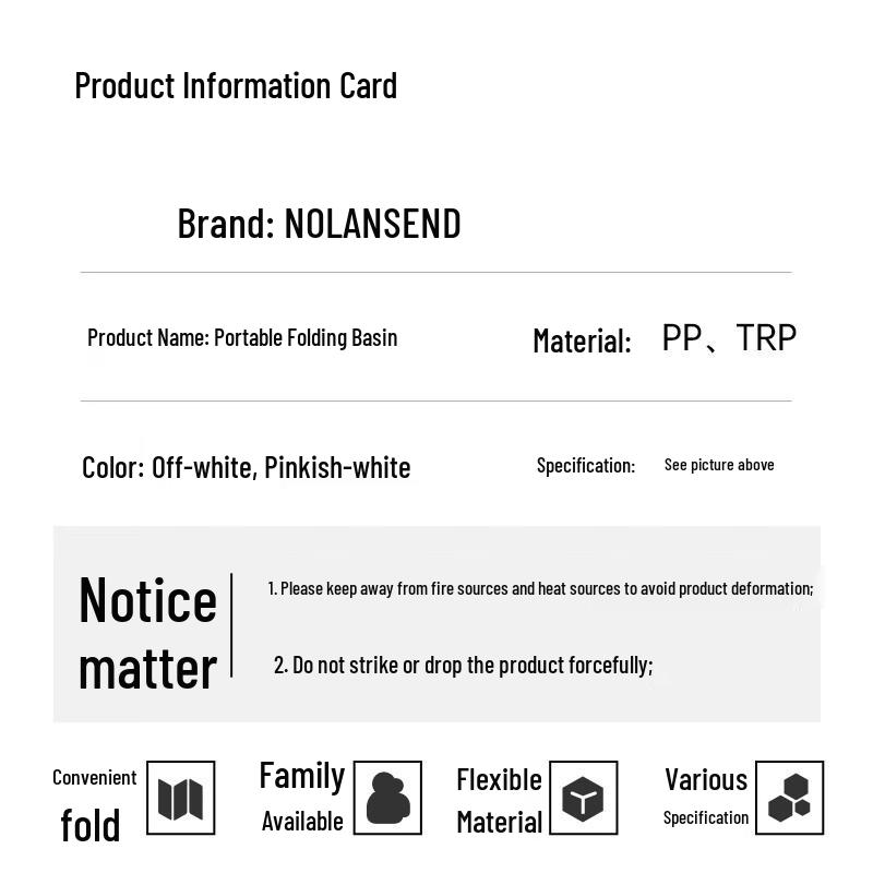 Nuolansendi Portable Folding Basins & Foot Tubs