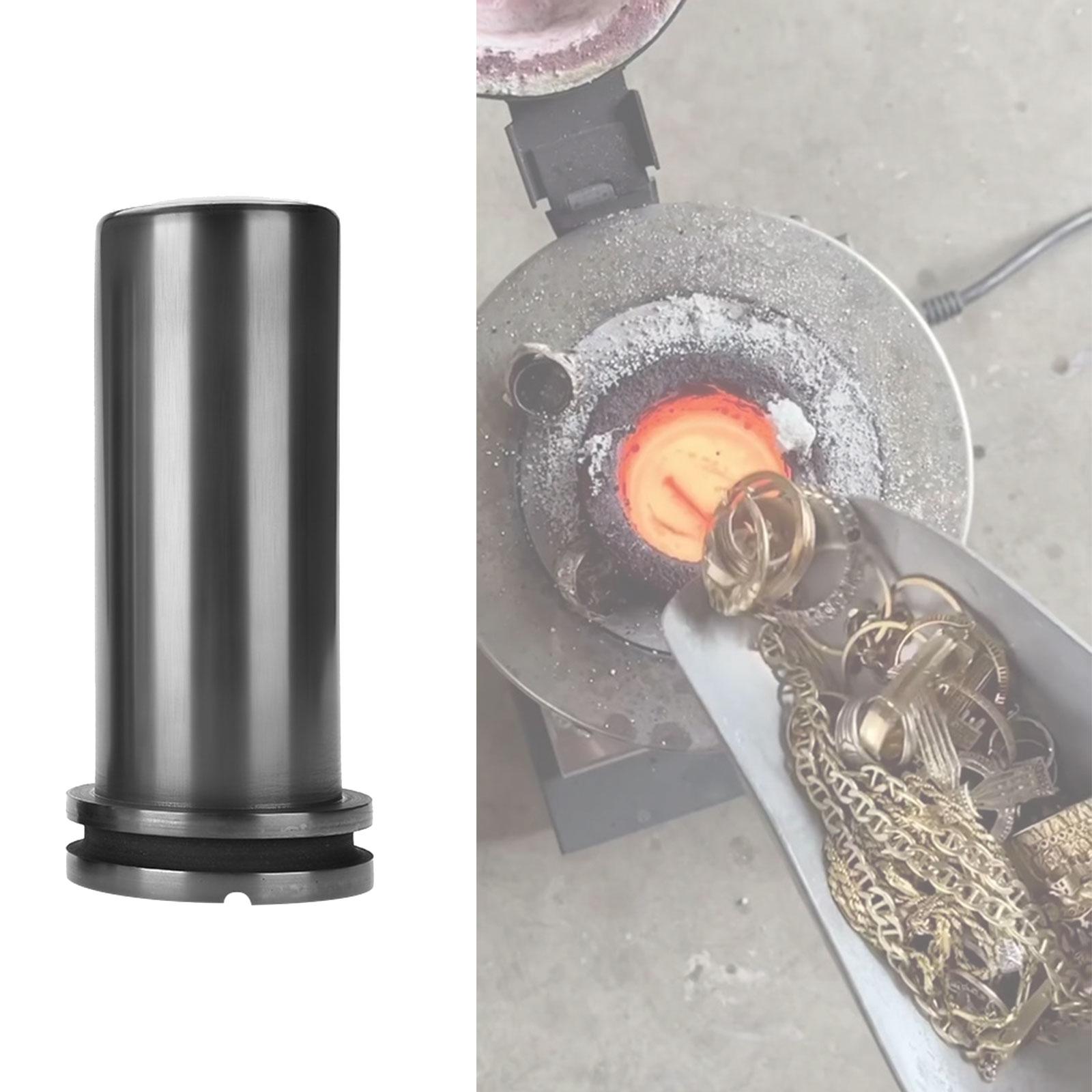 

1/2/3KG Metal Crucibles Black Cup Furnace Torch Melting Casting Refining Gold Silver Copper Brass Aluminum 1KG