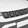 Auto Kühlergrill Motorhaube Dekoration Abdeckung Aufkleber Für Jeep Compass 2021 Aufwärts ABS Auto Außenzubehör